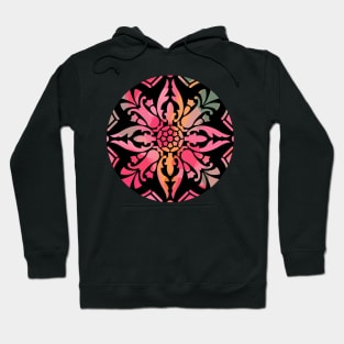 Modern abstract stencil texture digital Hoodie